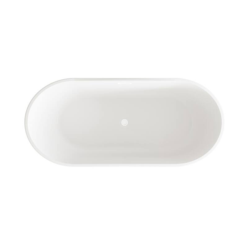 Melisande Bathtub in Glossy White