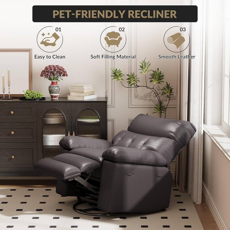 Oversized Recliner with Heat