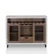 preview thumbnail 10 of 16, Furniture of America Sene Contemporary Multi-Storage Rolling Buffet