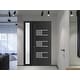 preview thumbnail 19 of 35, VDOMDOORS Manux 8933 | Front Door Exterior Door | Steel | Frame & Hardware Included | 18x80, Matte Black Entry Door