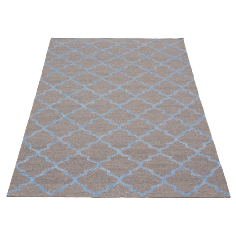 Ankara FW Grey Kilim 5'4" x 7'10" - 5'4 x 7'10