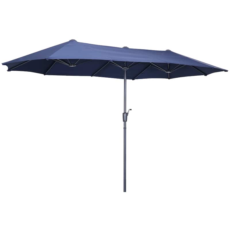 13ft Large Patio Umbrella Double Sided Outdoor Market Umbrella