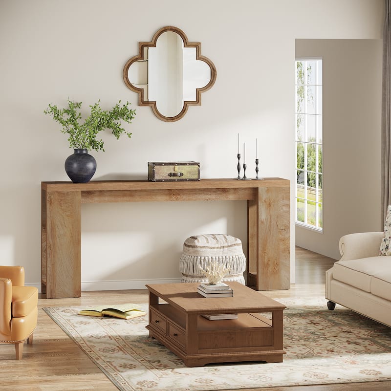 70.9" Long Console Sofa Table for Entryway Living Room - 11.81"D x 70.9"W x 33.5"H