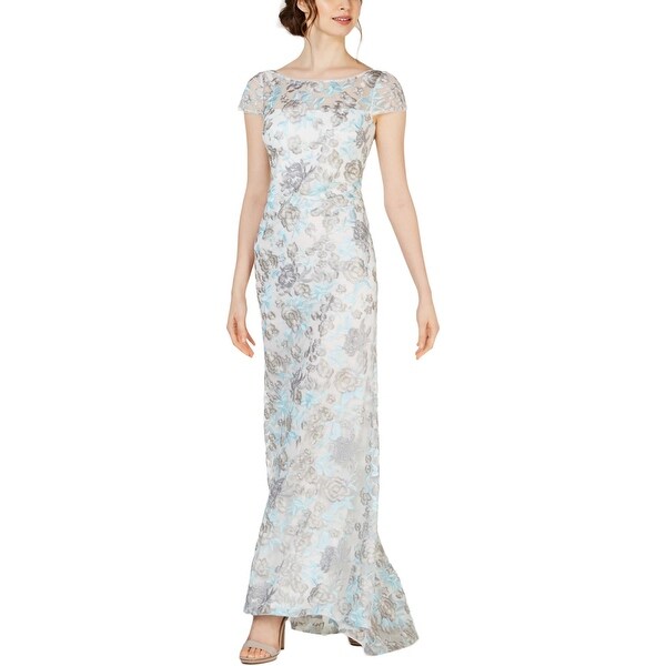 calvin klein white formal dress