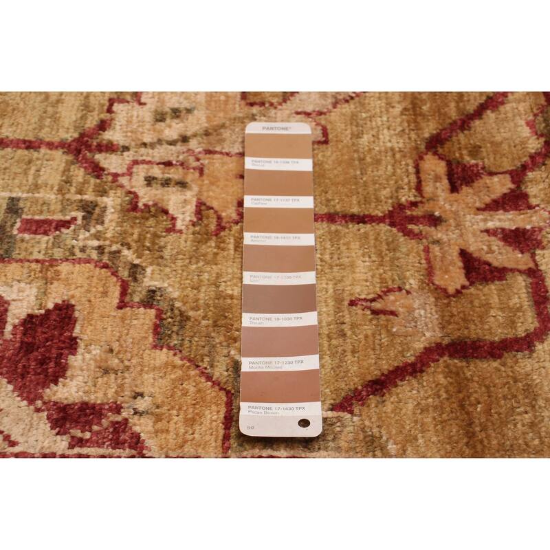 ECARPETGALLERY Hand-knotted Chobi Finest Brown Wool Rug - 9'10 x 14'4