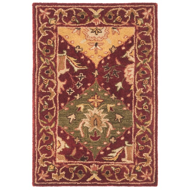 SAFAVIEH Handmade Antiquity Philomena Traditional Oriental Wool Rug - 2'3" x 4' - Wine