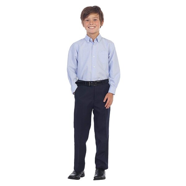 boys navy dress pants
