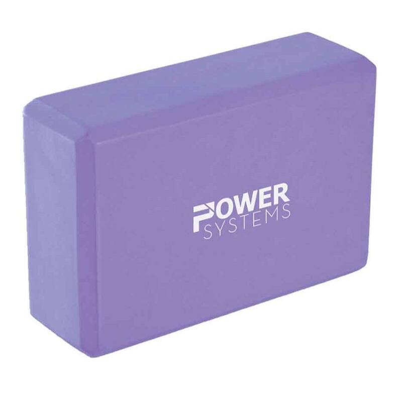 Power Systems Lightweight Yoga Block for Stretching & Pilates