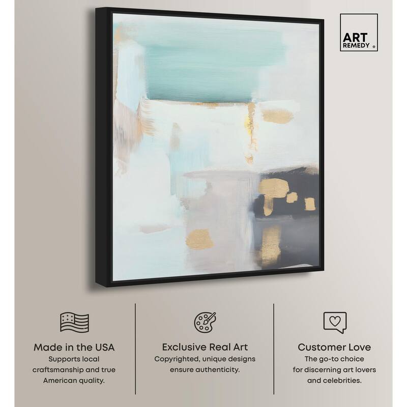 Misty Luxe III Canvas by Art Remedy