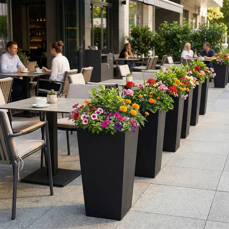 Metal Planters for Outdoor Plants Planter Box