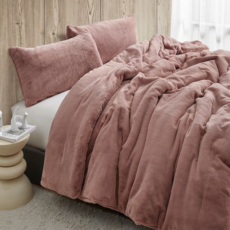 Buttercream Chunky Bunny - Coma Inducer® Oversized Comforter Set - Canyon Clay