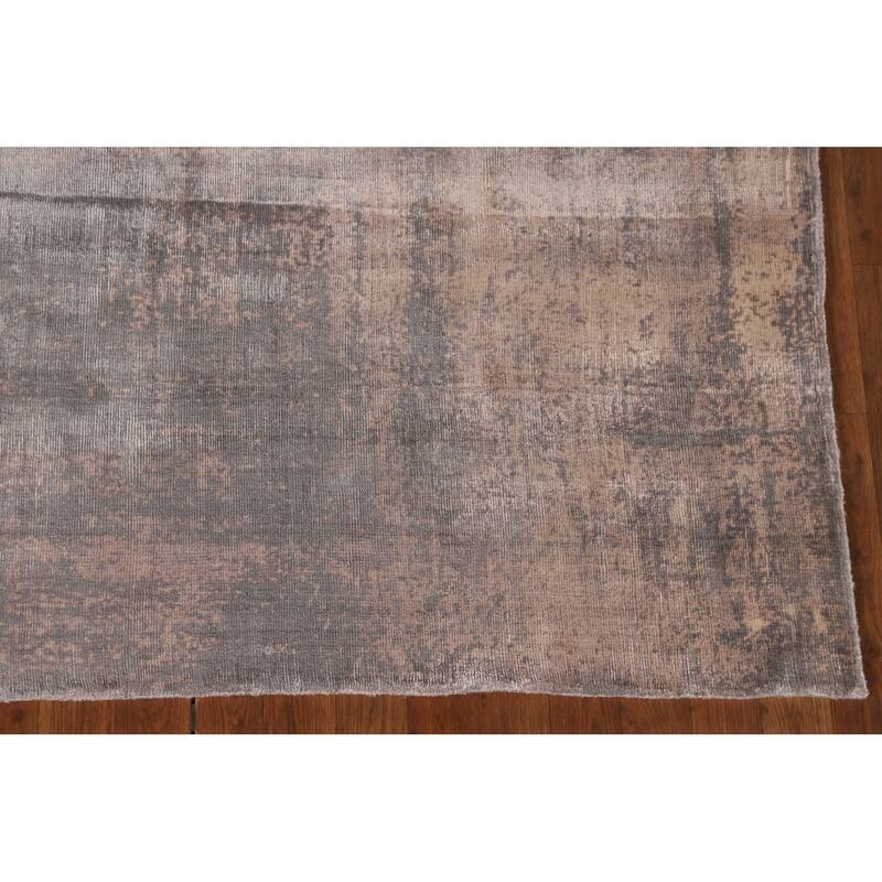 Indian Abstract Modern Area Rug Handmade Wool Carpet - 5'6"x 7'10"