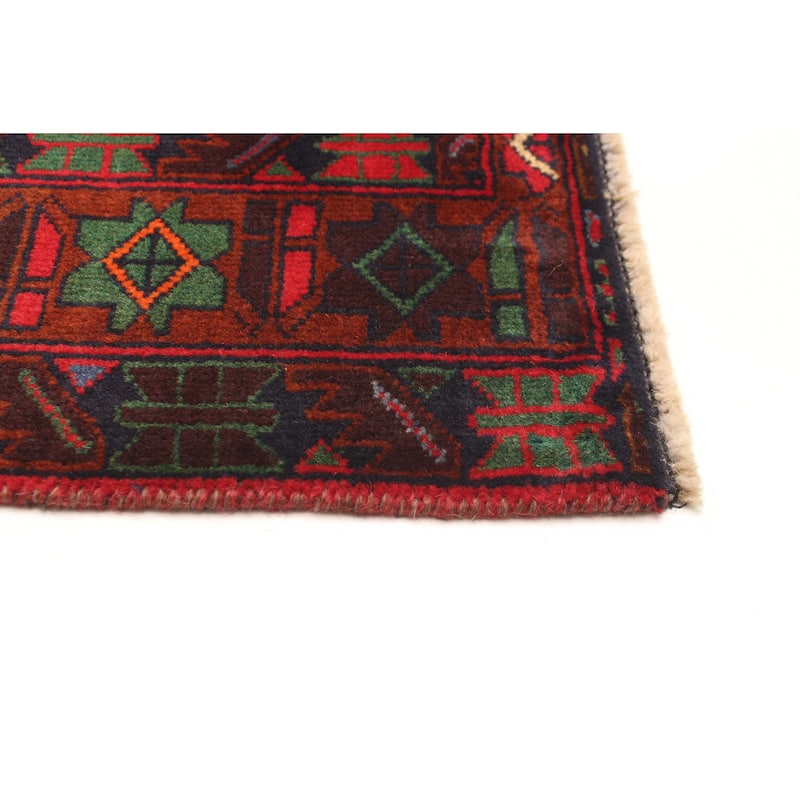 ECARPETGALLERY Hand-knotted Teimani Brown Wool Rug - 3'7 x 6'11
