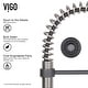 preview thumbnail 45 of 156, VIGO Edison 19" H Single Handle Pull-Down Sprayer Kitchen Faucet