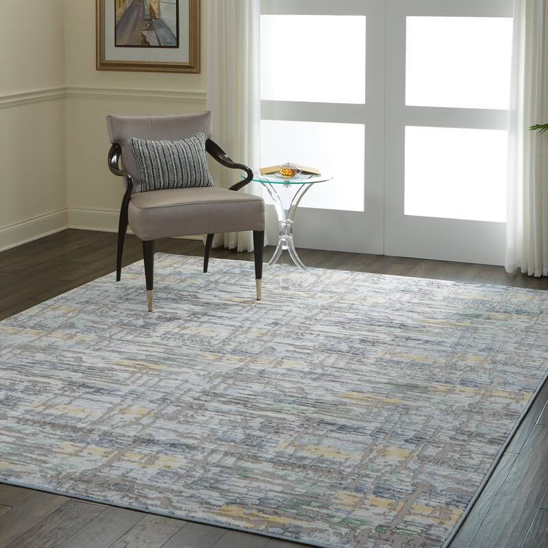 Nourison Urban Chic Abstract Area Rug - 7'10" x 9'10" - Grey/Multi - Runner/Rectangle