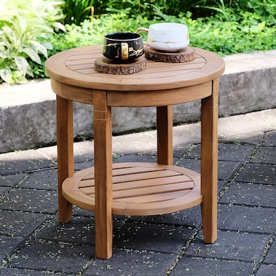 Cambridge Casual Sherwood Teak Patio Side Table