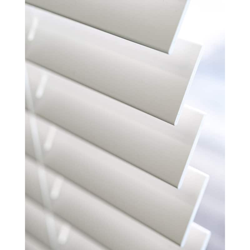 Chicology Cordless Room Darkening 2" Faux Wood Blinds 60" Height - Basic White