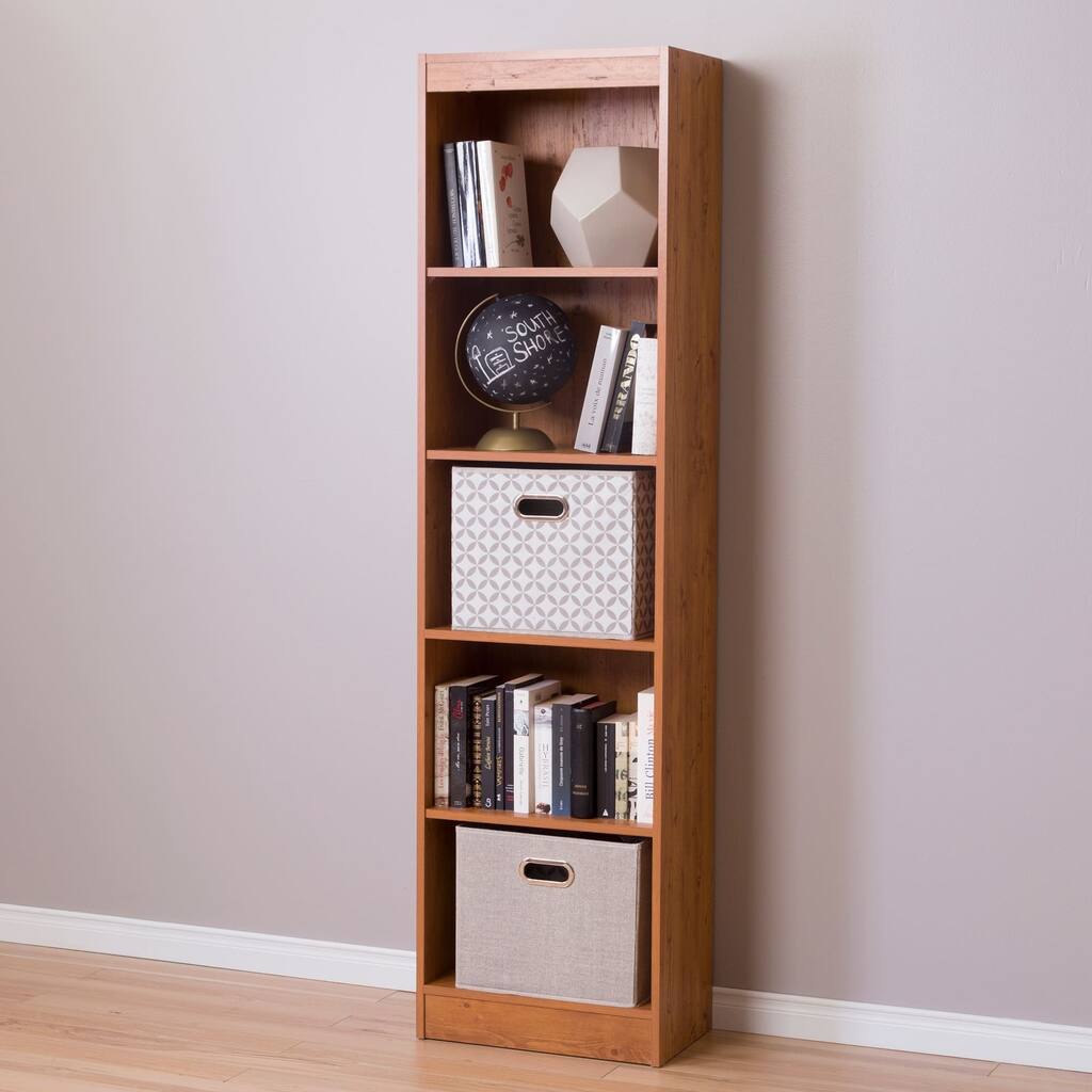 South Shore Axess 5-Shelf Narrow Bookcase