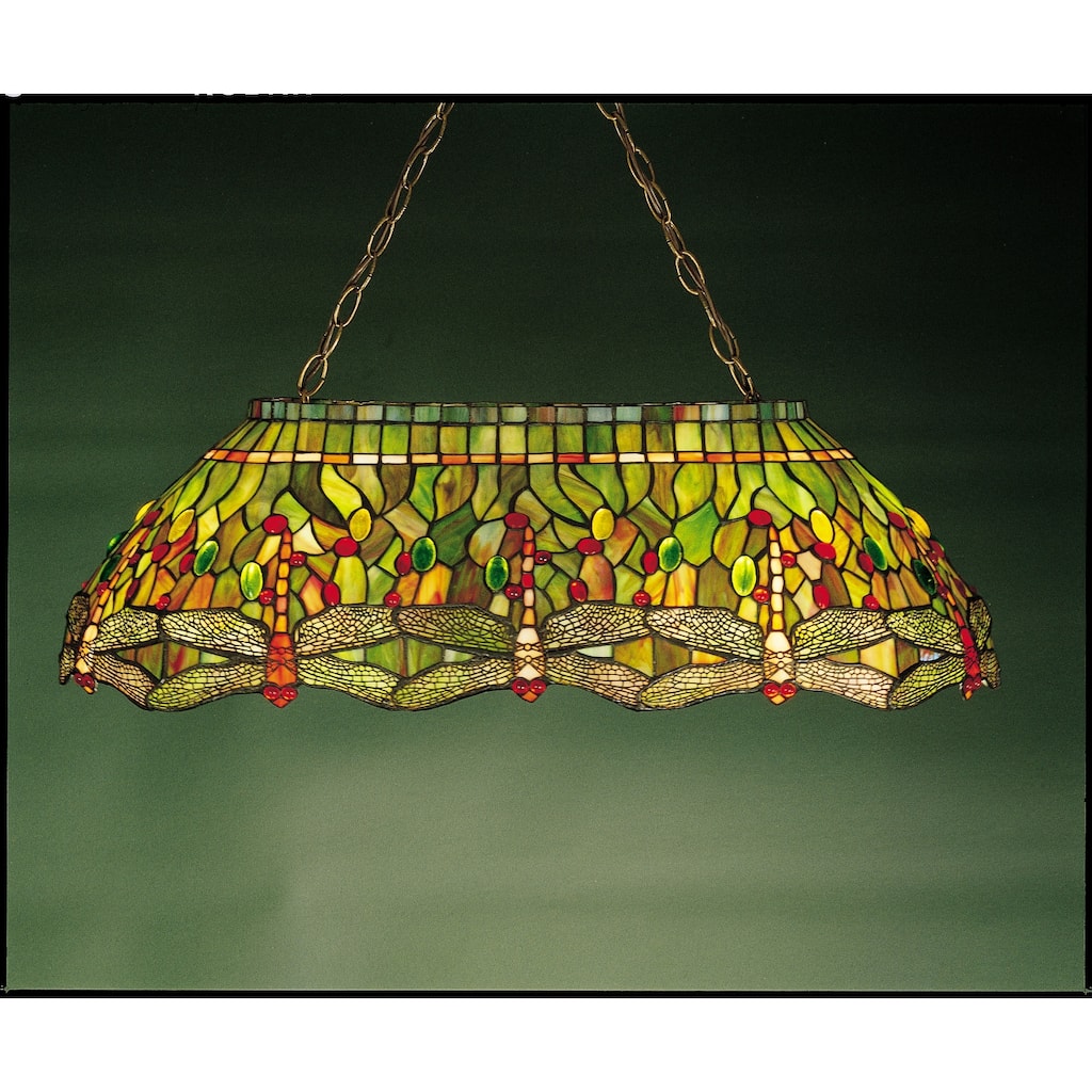Meyda Tiffany Stained Glass / Tiffany Island / Billiard Fixture from