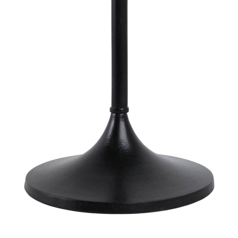 Modern Small Accent End Table with Metal Base - 27"