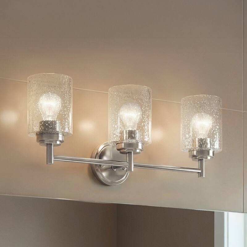 Kichler Lighting Winslow 3-light Brushed Nickel Bath Vanity Light