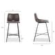 preview thumbnail 15 of 34, Poly & Bark Paxton 24-inch Counter Stool (Set of 3)