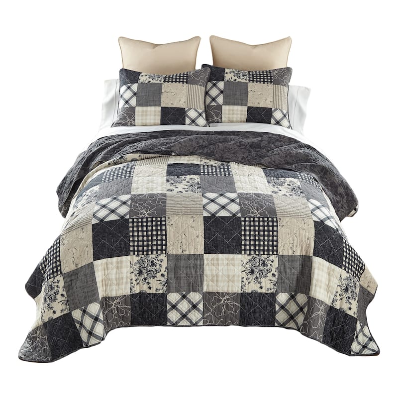 Donna Sharp Augusta 3PC Cotton Quilt Set