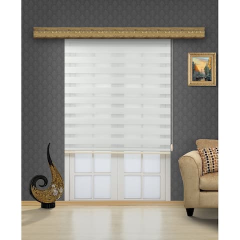 A&O Zebra Roller Blinds Dual Layer Shades Day and Night