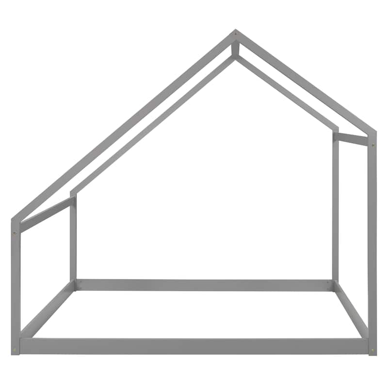 Wooden House Bed without Slat