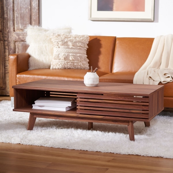 Safavieh mid century coffee table discount
