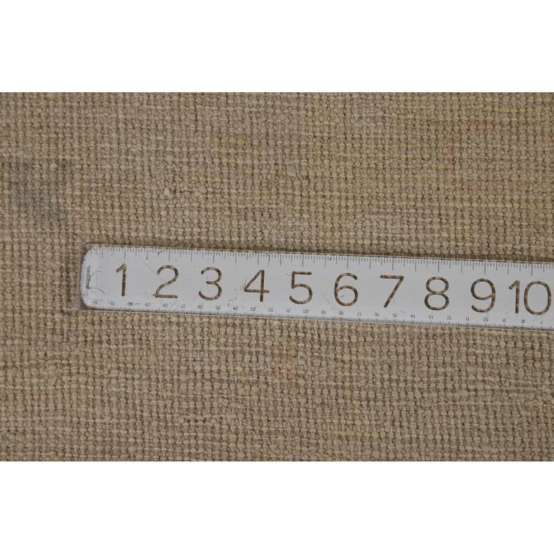 Hand Knotted Oriental 100% Wool Carpet Transitional All-Over Beige & Ivories Oushak Area Rug - 13' 6'' X 9' 10''