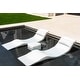 preview thumbnail 1 of 22, Aqua Outdoors inPool Chaise Set-Two Chaises-Two Pillows-One Small in Pool Side Table - ledges up to 9"in Deep