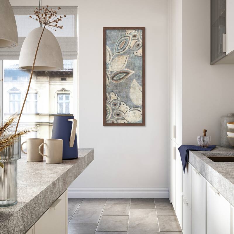 Amanti Art Framed Fabric Pinboard Vintage Elegance II by Alex Black Printed Bulletin Board