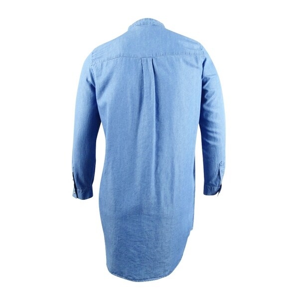 chambray shirt dress womens