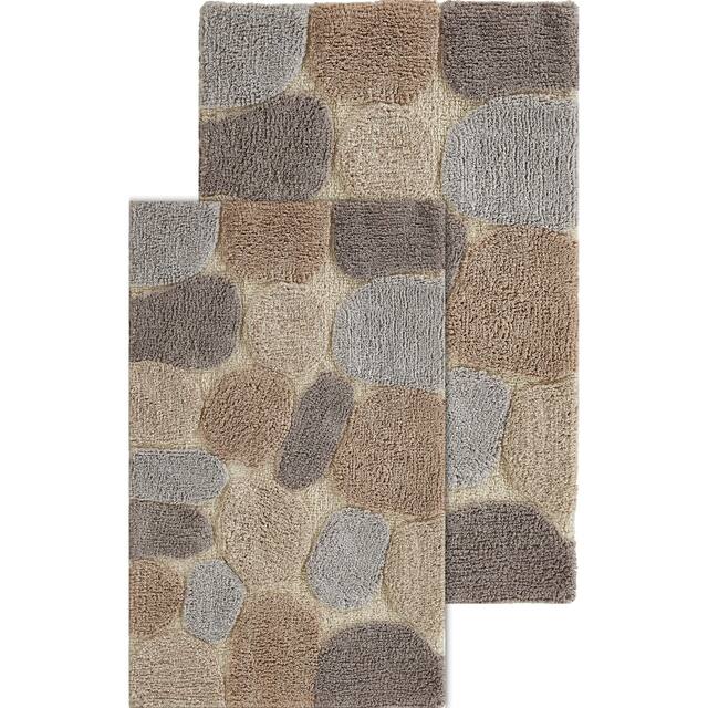 Chesapeake Pebbles 2pc Bath Rug Set