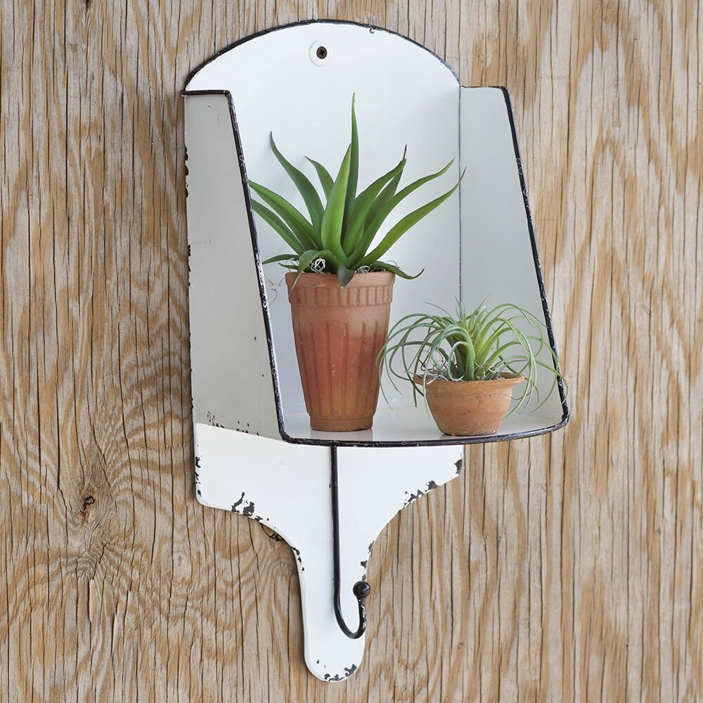 Shop Wall Sconce Shelf With Hook On Sale Overstock 27555034