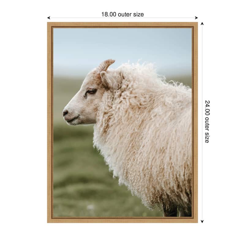 Kate and Laurel Sylvie Sheeply in Love 2 Framed Canvas by Michael Schauer