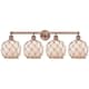 Option Antique Copper / White Glass with Brown Rope