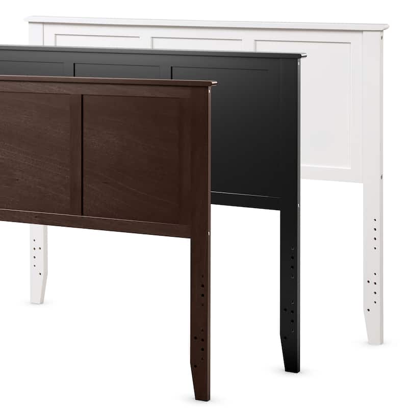 Costway Full Wood Headboard Flat Panel Pre-drilled Holes Height