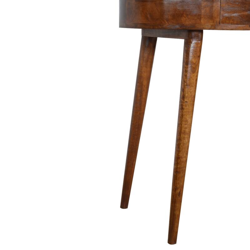 Nightstand with Storage Drawer & Solid Wood Tabletop,For Bedroom, Living Room