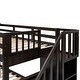 preview thumbnail 50 of 55, Simple Twin over Full Bunk Bed With Drawer,Storage And Guard Rail