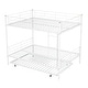 preview thumbnail 12 of 13, Full Over Full Metal Bunk Bed with Trundle, White