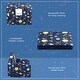 preview thumbnail 4 of 16, Qaba Kids Fold-Out Couch/Chair Lounger with Space-Themed Washable Fabric & Removable Cushion for 3-6 Years Old