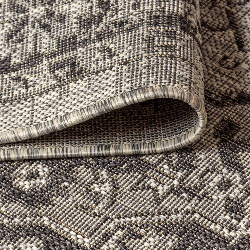 JONATHAN Y Palazzo Boho Medallion Textured Weave Indoor/Outdoor Area Rug