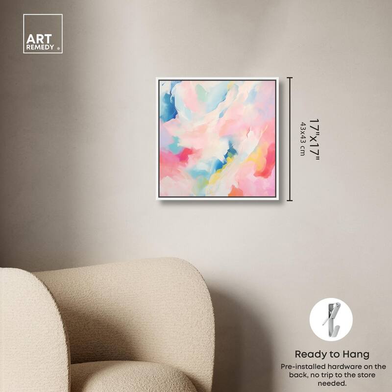 Cotton Candy Clouds II Canvas by Art Remedy