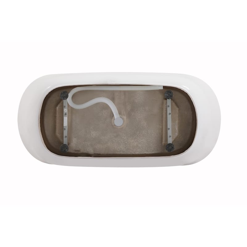 Cameron Soaking Bathtub in Glossy White