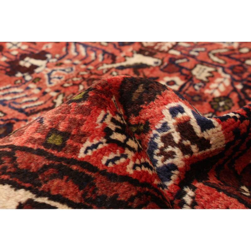 ECARPETGALLERY Hand-knotted Andelz Red Wool Rug - 3'2 x 9'10