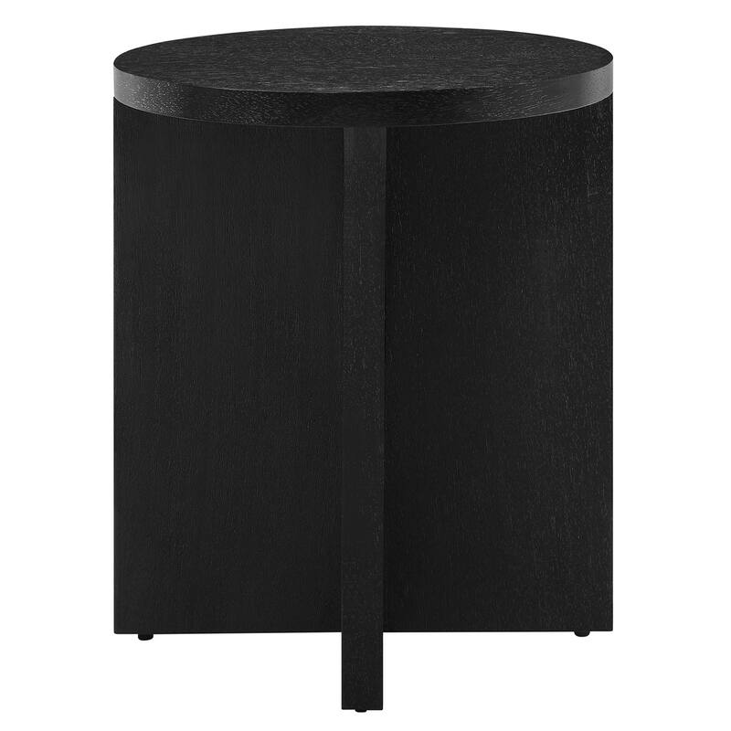 Silas Round Wood Side Table