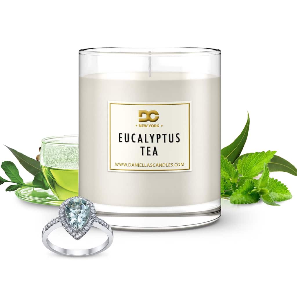 DANIELLA'S CANDLES Eucalyptus Tea Jewelry Candle - Necklace