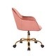 preview thumbnail 15 of 41, Porthos Home Xenos Swivel Velvet Office Task Chair